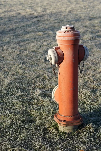 在一片草地上消防栓 — 图库照片