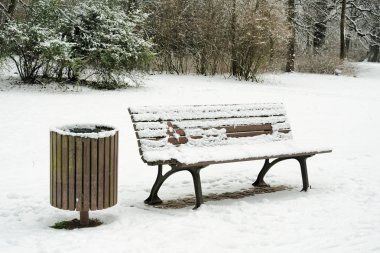 Kışın bir Park