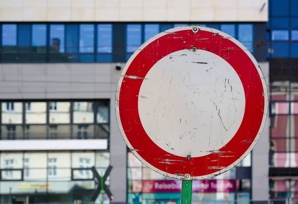 マクデブルクの交通標識 — ストック写真