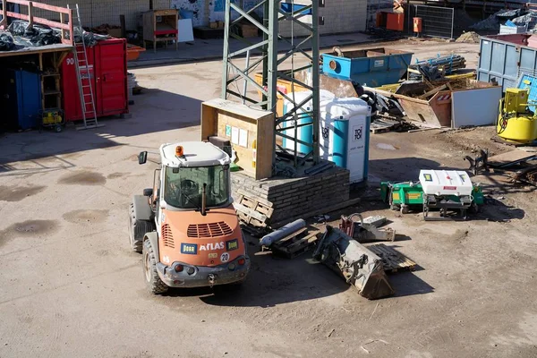 Construction site in Magdeburg — Stock Photo, Image