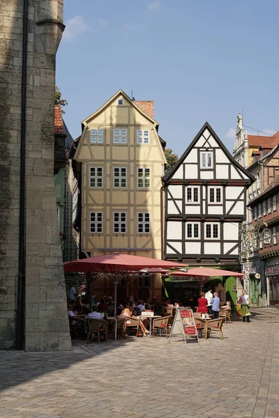 Stare miasto Quedlinburg — Zdjęcie stockowe