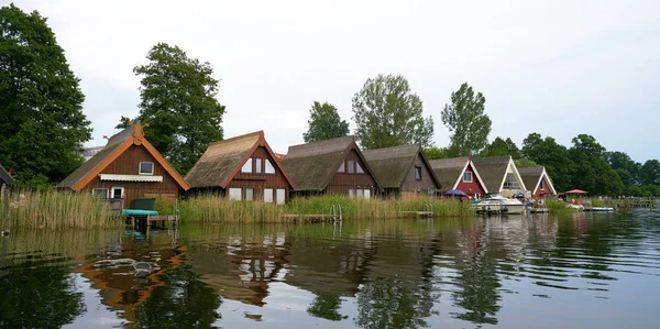 Casas de barcos en el complejo de Granzow — Foto de Stock