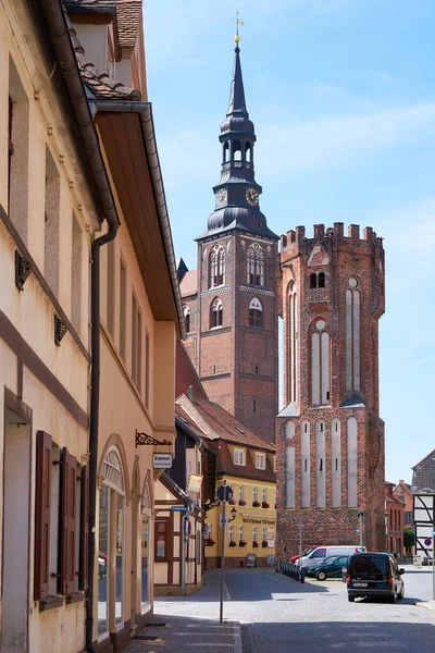 Staré město Tangermuende — Stock fotografie