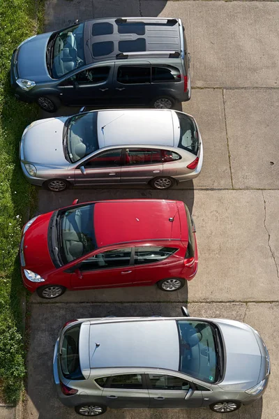 Cars on a parking lot — Stock Photo, Image