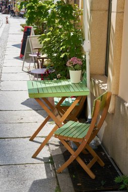 Berlin'de sokak Cafe