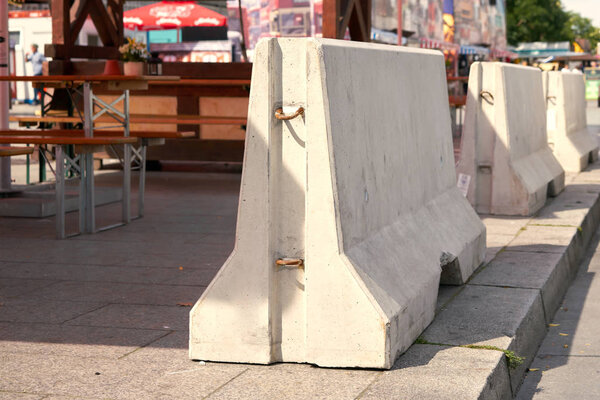 Барьеры бетона в Берлине

