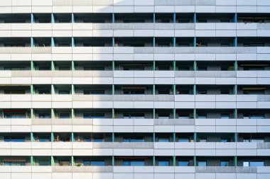 Gdr Prager Strasse yılında Dresden şehir merkezi üzerinden prefabrik bina restore                               