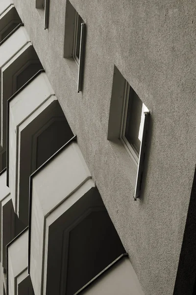 マクデブルク市中心の住宅ビルのファサード — ストック写真