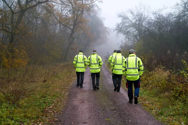 Experts Zoek Naar Aziatische Langhoornkever Een Bosgebied Bij Magdeburg — Stockfoto