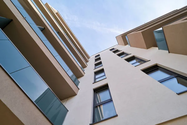 Fachada Edificio Oficinas Nueva Construcción Barrio Catedral Magdeburgo Alemania — Foto de Stock