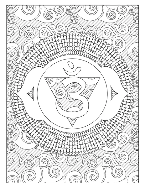 Third Eye Chakra Coloring Page