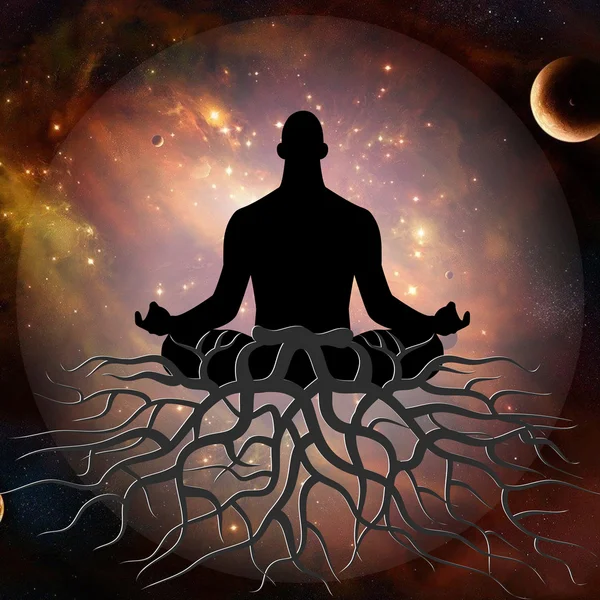 Topraklama meditasyon adam