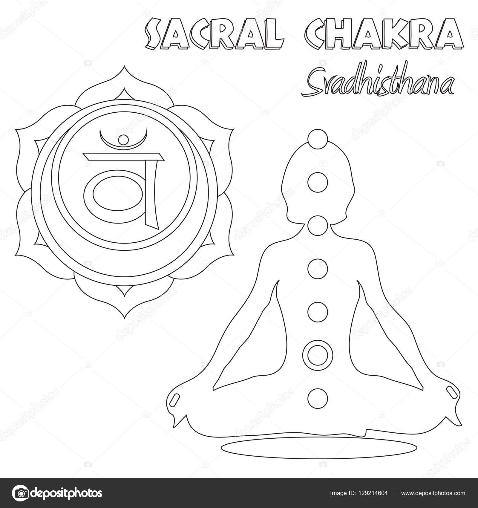 Sacral Chakra Coloring Page Stock Photo by ??smk0473 129214604