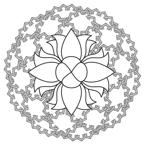 Flower Symbol Coloring Page