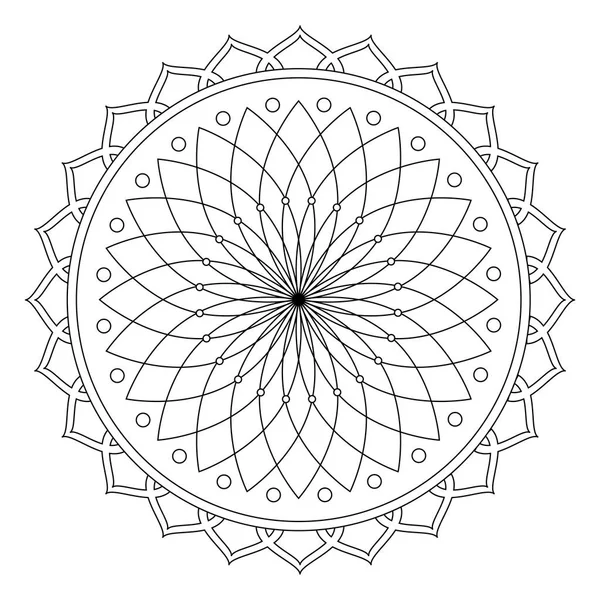 Flower Of Life Coloring Page — Stock Photo, Image