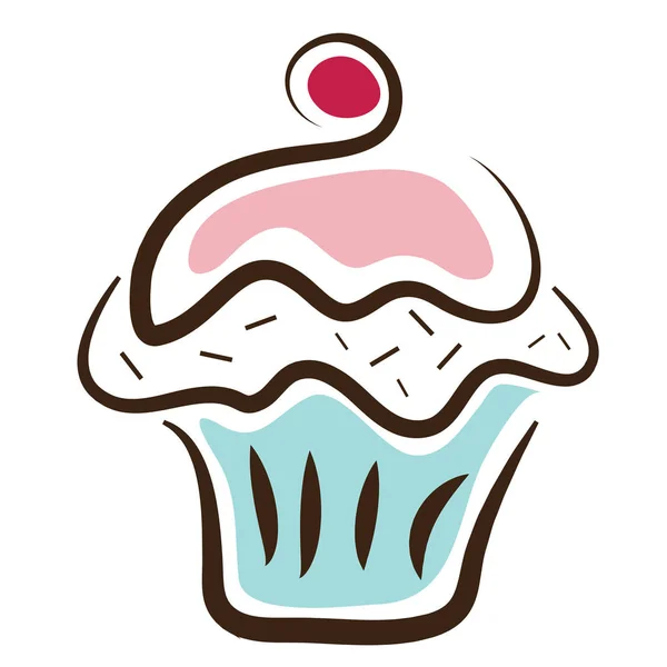 Дизайн елементів логотипу кексу — стоковий вектор