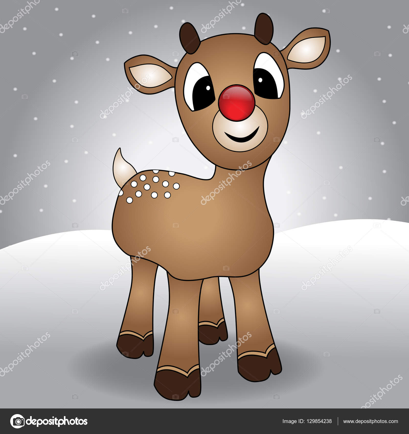 Rudolph The Red Nosed Reindeer Stock Vector Image by ©smk0473 #129854238 Rudolph The Red Nosed Reindeer Stock Vector Image by ©smk0473 #129854238