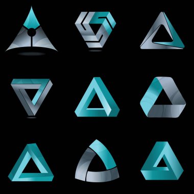 Logo öğeleri ve simge seti