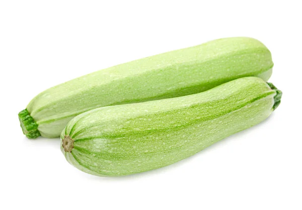 Zucchini pe alb — Fotografie, imagine de stoc