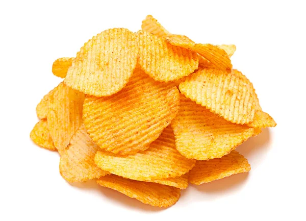 Potato ripple chips — Stock Photo, Image
