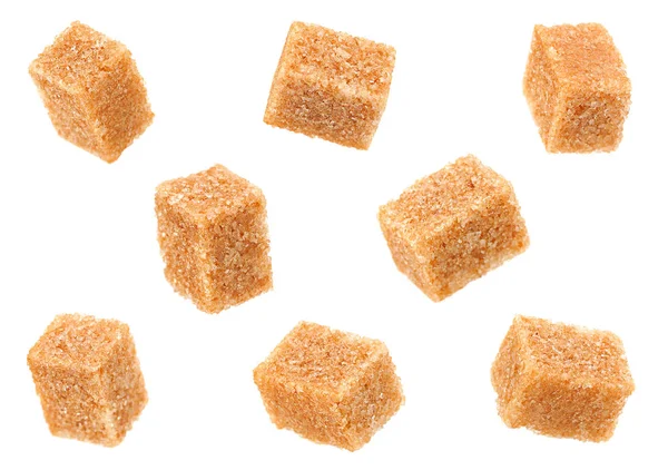 Thatched brown sugar cube collection — Stock Photo, Image