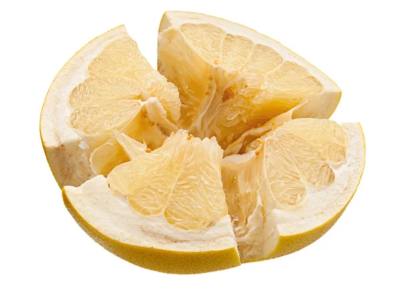 Pomelo citrinos sobre branco — Fotografia de Stock