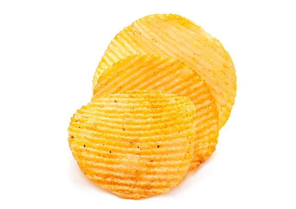 Räfflad potatis mellanmål — Stockfoto