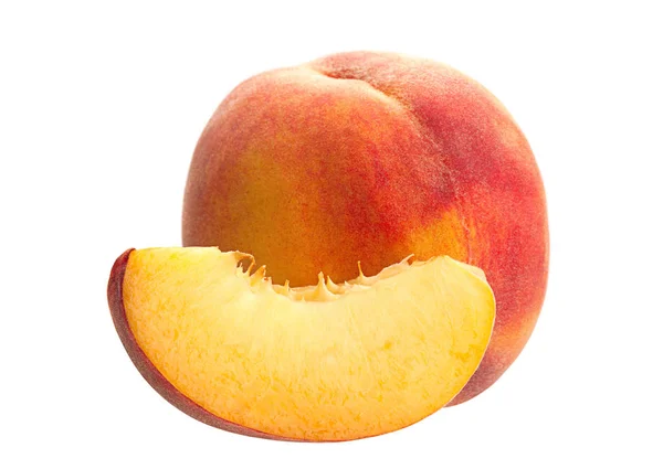 Slace persika frukt — Stockfoto