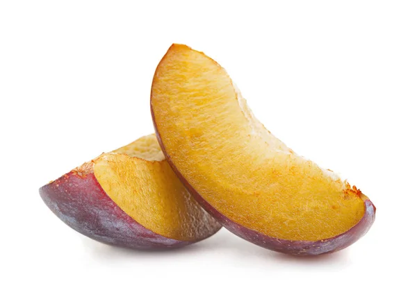 Слива фрукти фрагмента — стокове фото