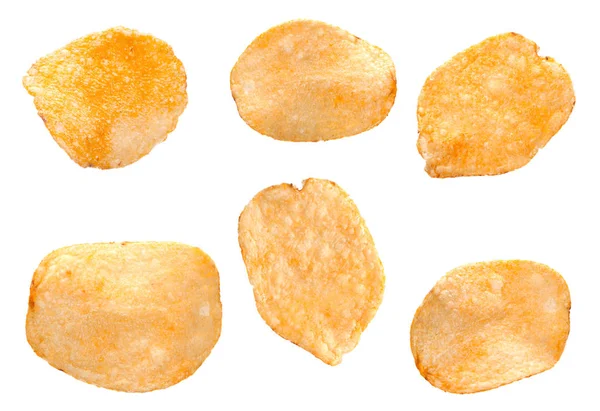 Förberedda potatischips set — Stockfoto