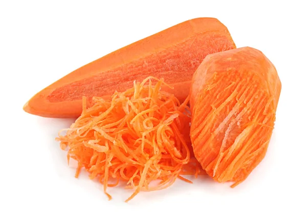 Carrot vegetable grated — Stock Photo, Image