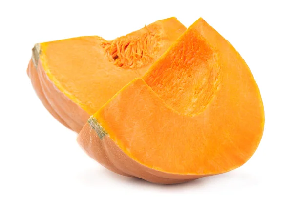 Pumpkin vegetable part on white — Stock Photo, Image