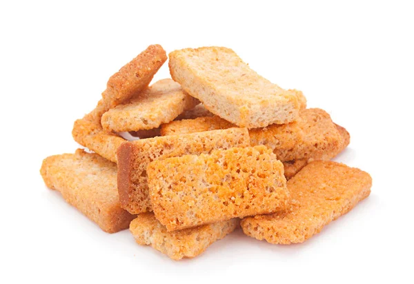 Wit brood crackers stok — Stockfoto