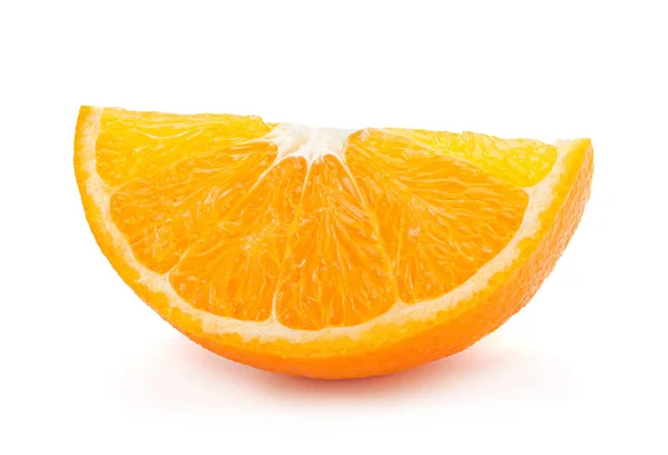 Orange citrus slice on white — Stock Photo, Image