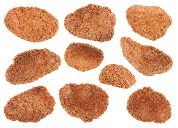 Buckwheat-wheat flakes snack set — Stock Photo, Image