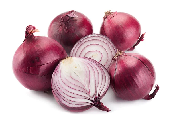 Purple onion on white — Stock Photo, Image