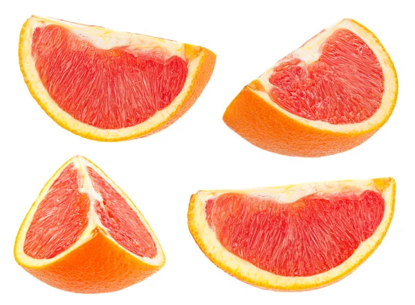 Red orange slice set — Stock Photo, Image