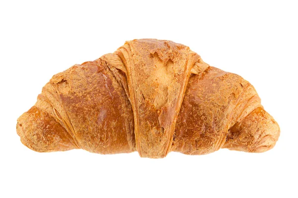 Croissant-Snack auf Weiß — Stockfoto