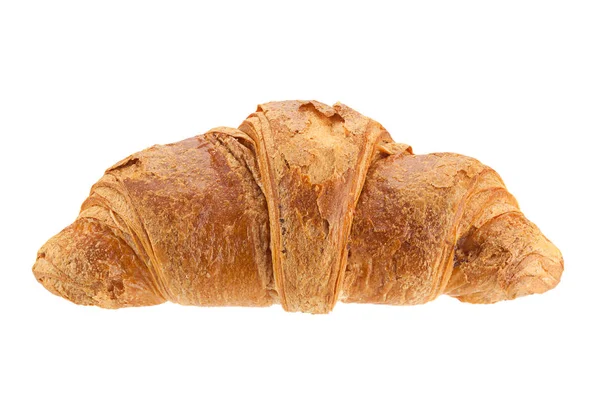 Croissant-Snack auf Weiß — Stockfoto