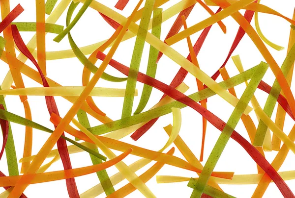 Wheat multicolored noodles — Stock Photo, Image