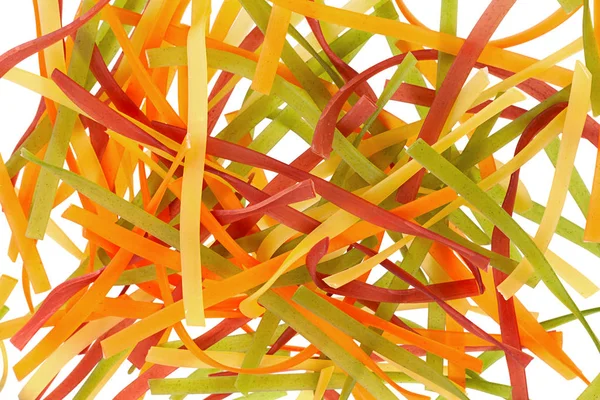 Wheat multicolored noodles — Stock Photo, Image