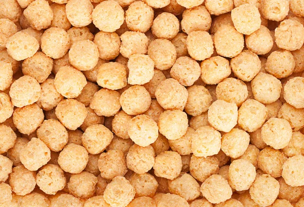 Corn balls snack background — Stock Photo, Image