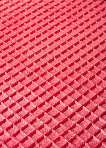 Superficie texturizada de oblea roja — Foto de Stock