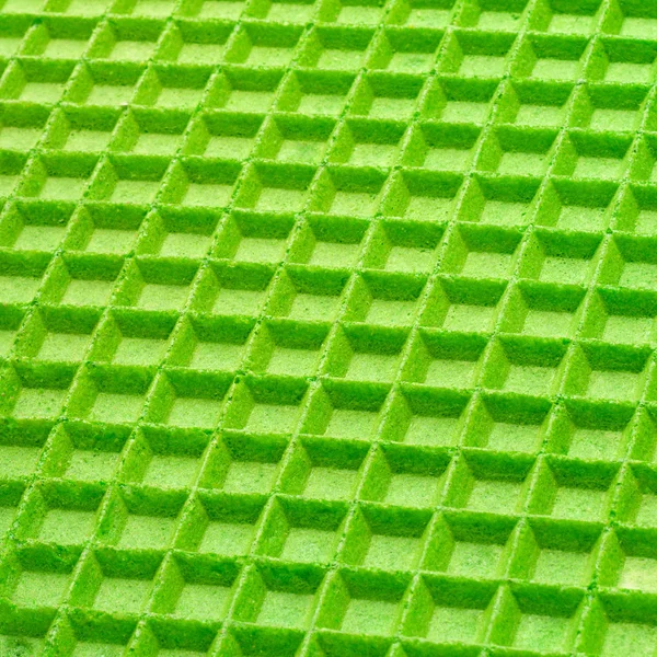 Superficie texturizada de oblea verde — Foto de Stock