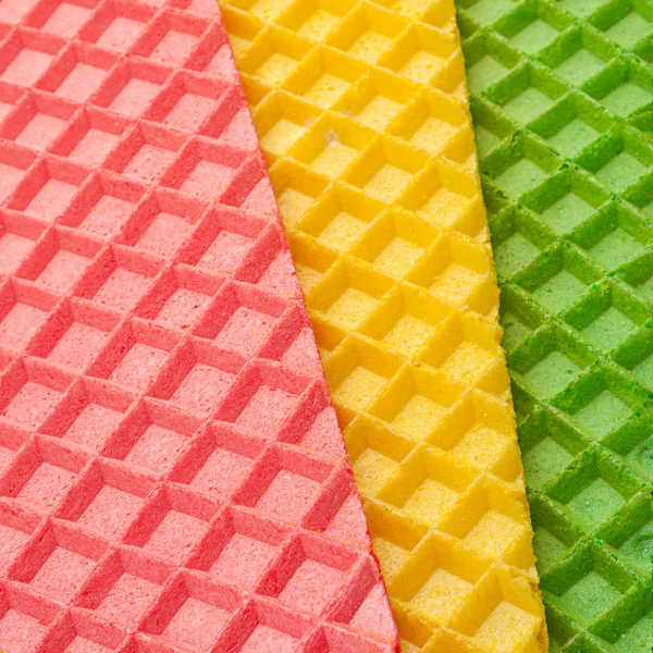 Multicolor wafel teksturowanej powierzchni — Zdjęcie stockowe