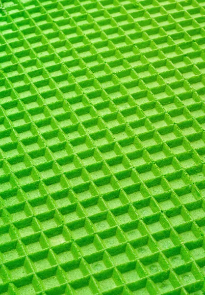 Superficie texturizada de oblea verde — Foto de Stock