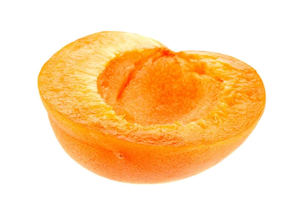 Abrikoos fruit op wit — Stockfoto