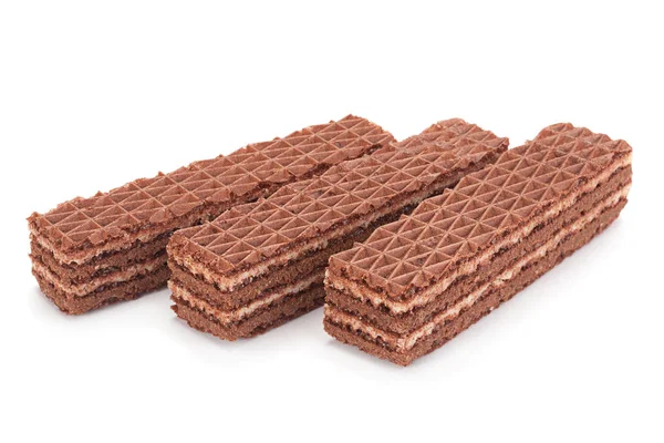 Słodkie czekoladowe wafelki — Zdjęcie stockowe