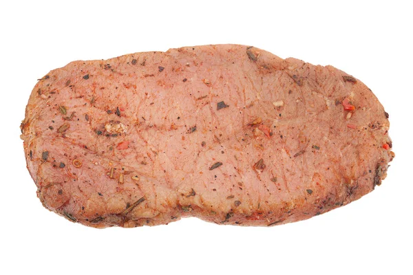 Schweinefleischfilet auf Weiß — Stockfoto