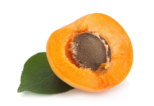 Apricot fruit on white — Stock Photo, Image